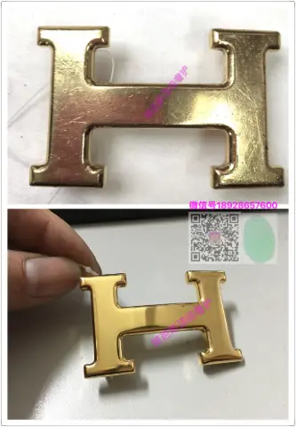 H-buckle hardware gold-plating restoration