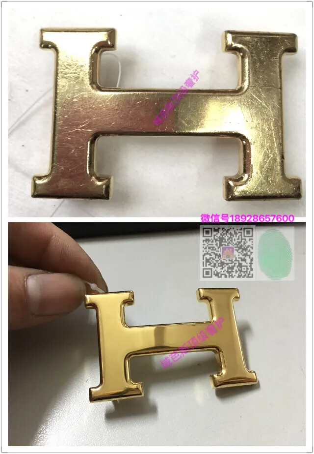H-buckle hardware gold-plating restoration