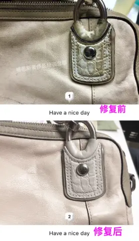 Off-white leather handbag | Overall repair 5