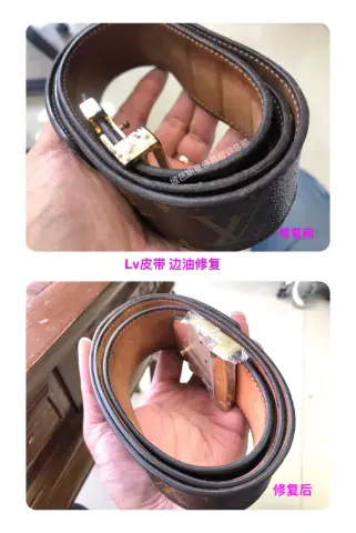 LV belt edge-paint repair