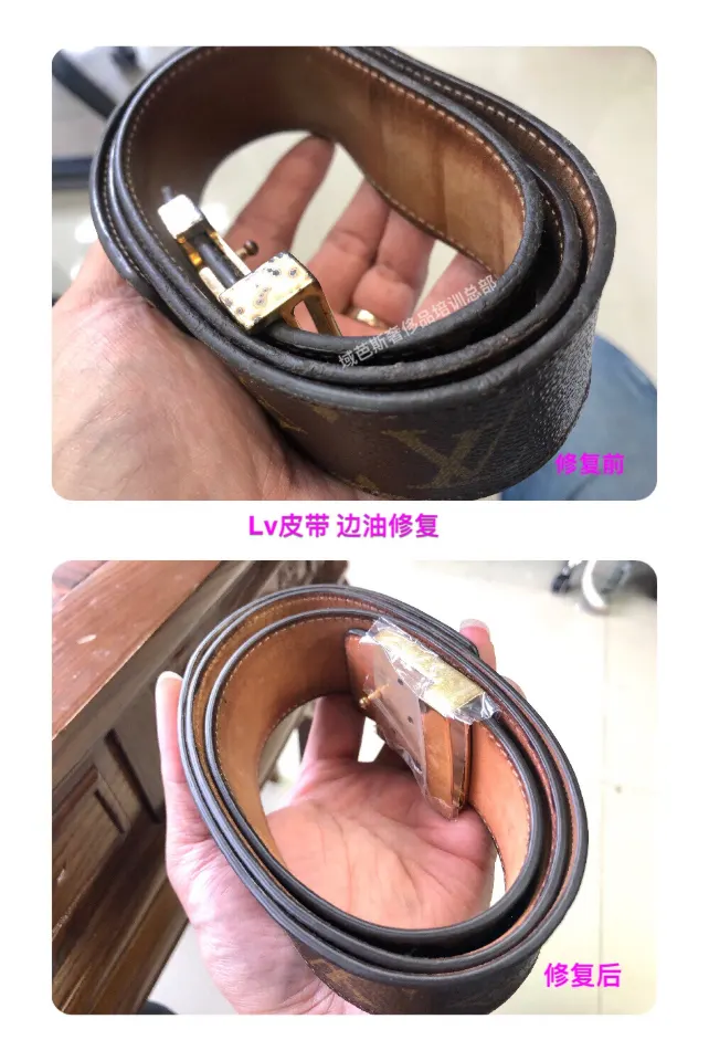LV belt edge-paint repair