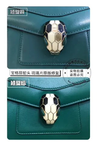 Bulgari snakehead enamel-scale restoration to the original appearance
